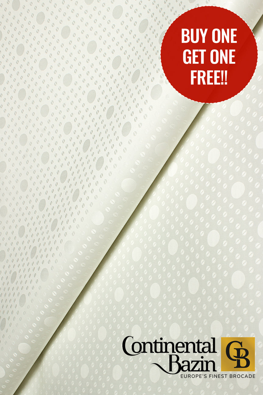 Continental Brocade - CBB003 | Cream - BUY 1 GET 1 FREE!