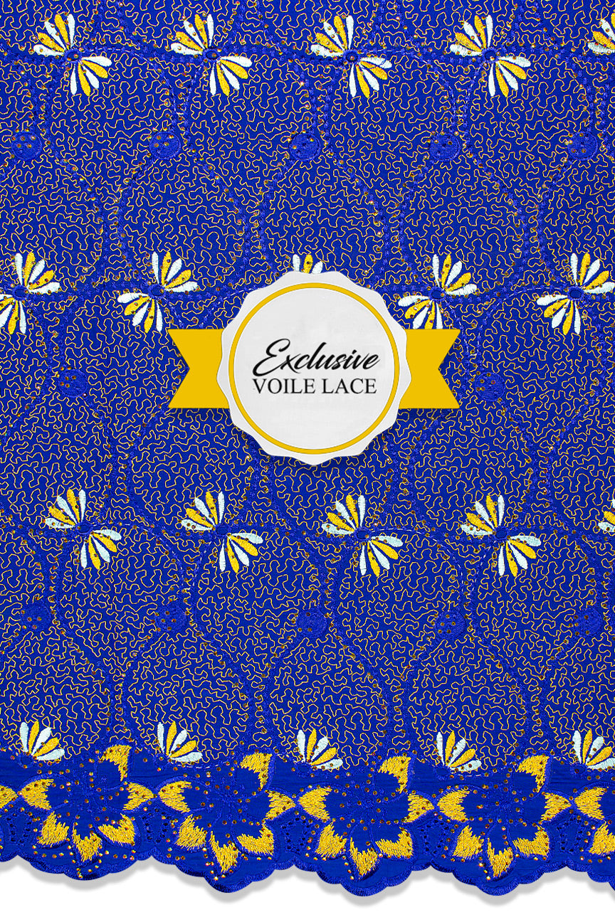 Voile Lace Exclusive - Royal Blue - VL692