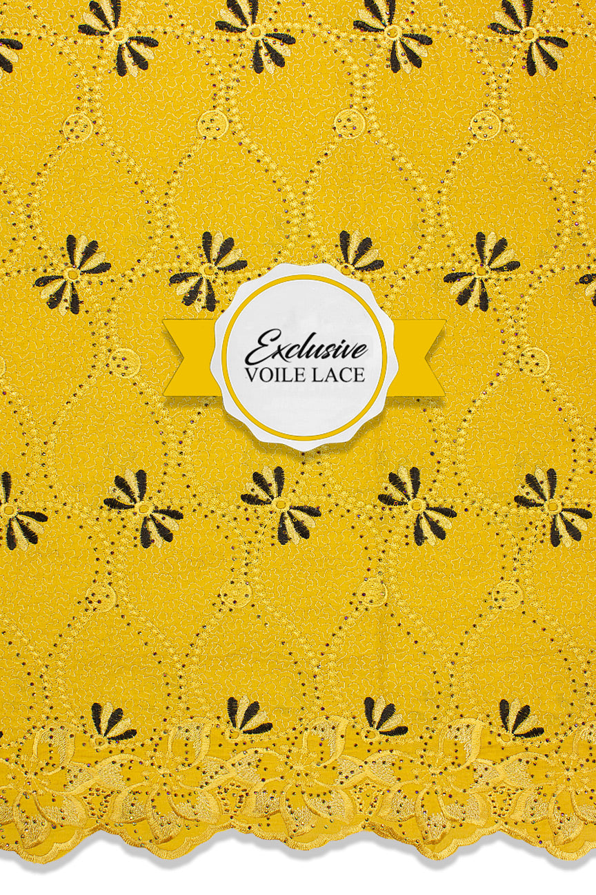 Voile Lace Exclusive - Sunshine Yellow - VL695