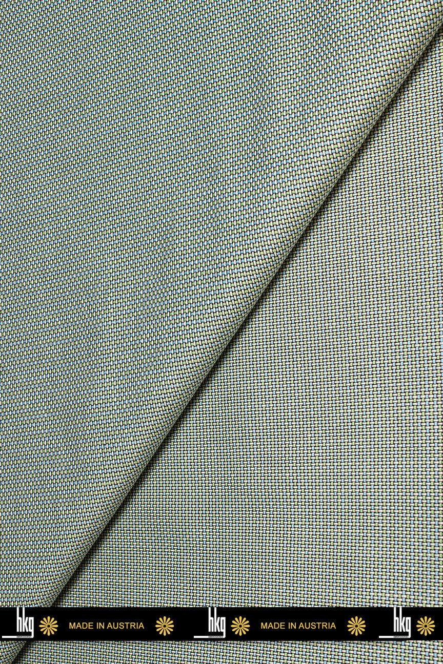 HKG Swiss Voile - HKG0158 - Emerald & Sky Blue