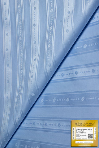 Le Millionaire Brocade & Voile Edition - Sky Blue - LMBV006