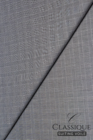 Classique Suiting Voile - CSV028 - Ash Pattern