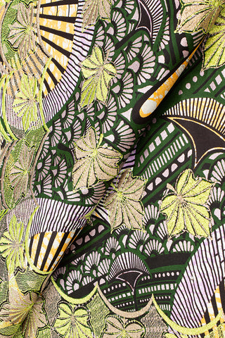 Vlisco Super Wax Gold Exclusive with Lace Embroidery - VHL5100