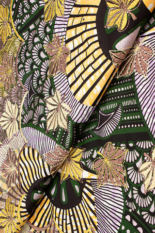 Vlisco Super Wax Gold Exclusive with Lace Embroidery - VHL5101