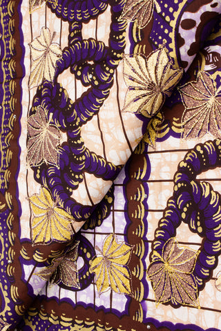 Vlisco Super Wax Gold Exclusive with Lace Embroidery - VHL5103