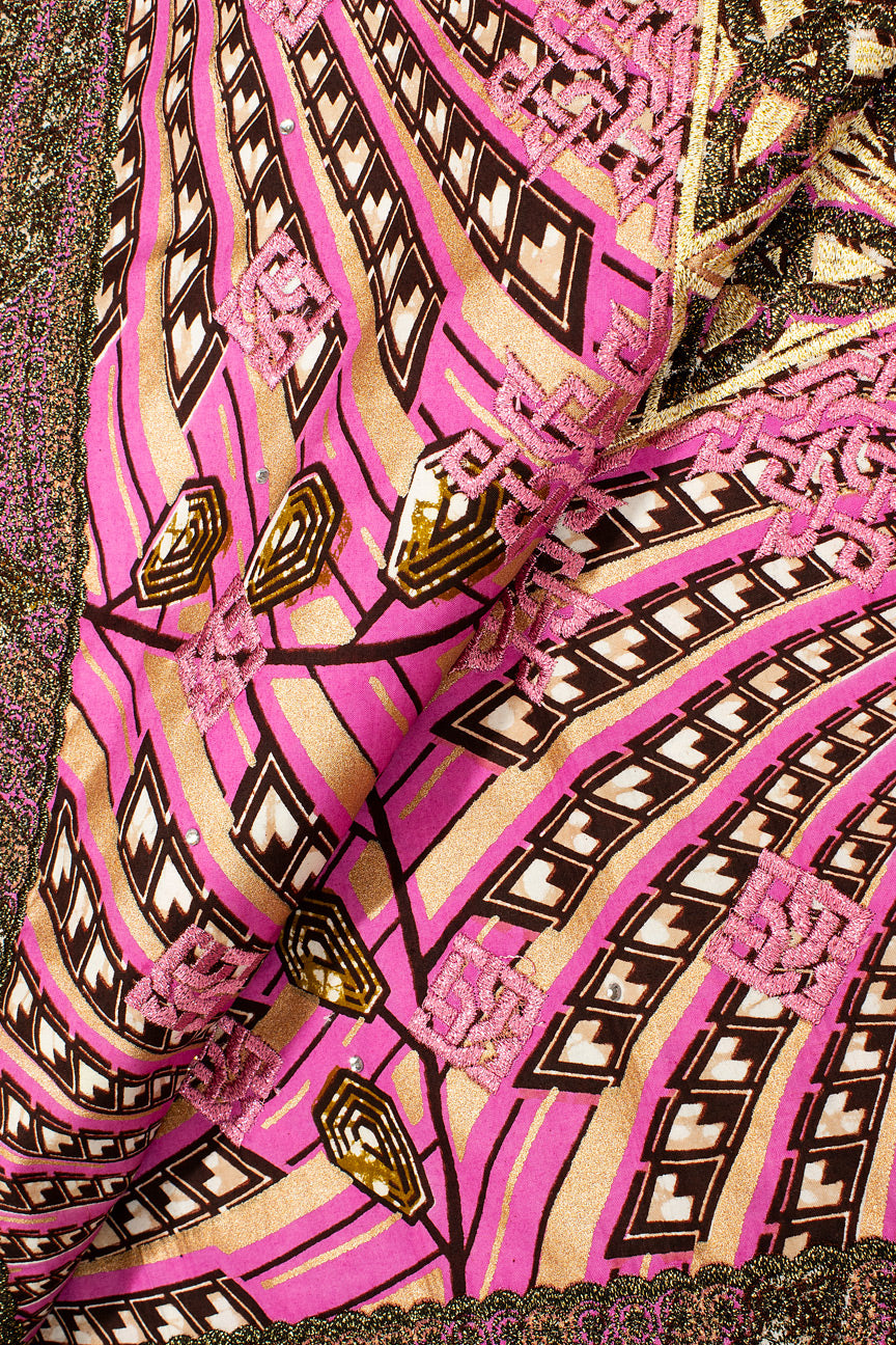 Vlisco Super Wax Gold with Lace Embroidery - VHL5041