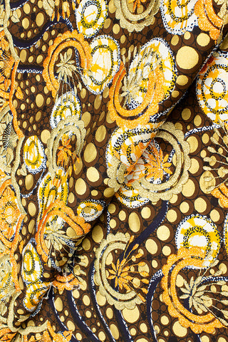 Vlisco Super Wax Gold with Lace Embroidery - VHL5074