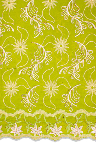 Voile Lace Exclusive in Lime & Gold - VL5179