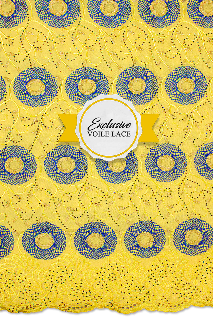 Voile Lace Exclusive - Yellow - VL682