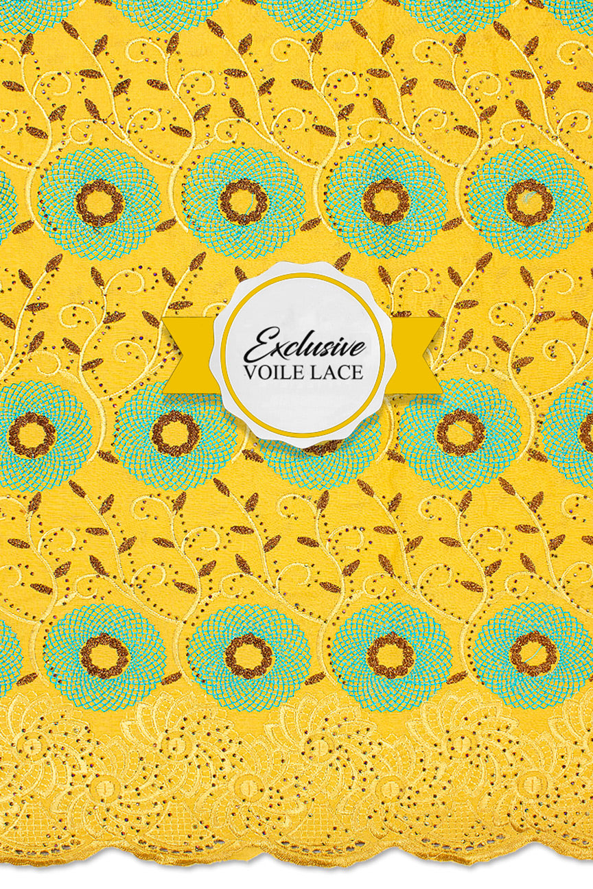 Voile Lace Exclusive - Yellow - VL683